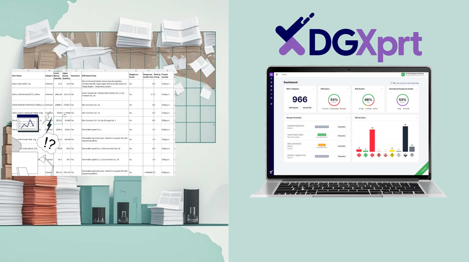 DGXprt vs Spreadsheets: Why Excel Is Risky for Dangerous Goods