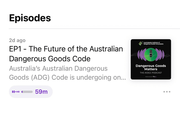 EP1 – The Future of the Australian Dangerous Goods Code on Apple Podcasts